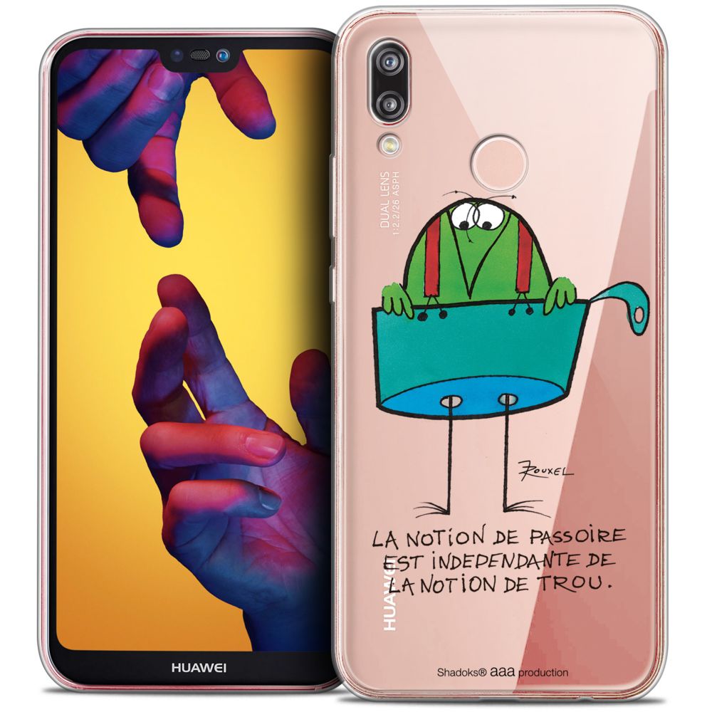 Caseink - Coque Housse Etui Huawei P20 LITE (5.84 ) [Crystal Gel HD Collection Les Shadoks ? Design La Passoire - Souple - Ultra Fin - Imprimé en France] - Coque, étui smartphone