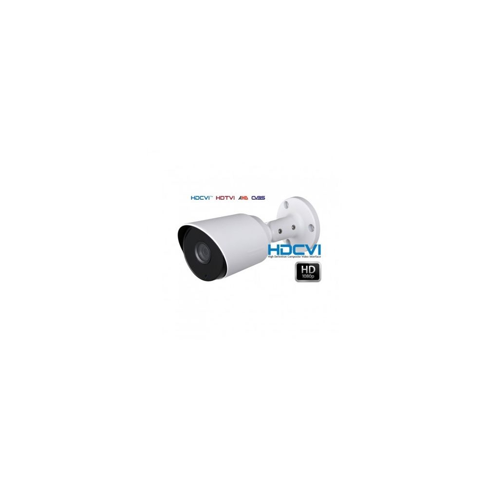 Dahua - Caméra extérieure infrarouge 20 m. 2MP en 1080P. Objectif de 2,8 mm - Caméra de surveillance connectée