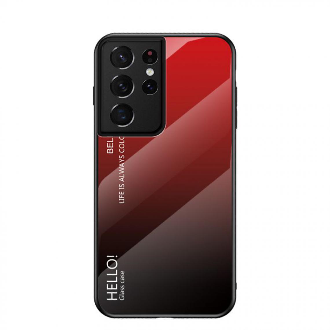 OtterBox - Housse Etui Coque de protection pour Samsung Galaxy S21 Ultra/S30 Ultra Arriere Rigide dégradé [Rouge] - Coque, étui smartphone