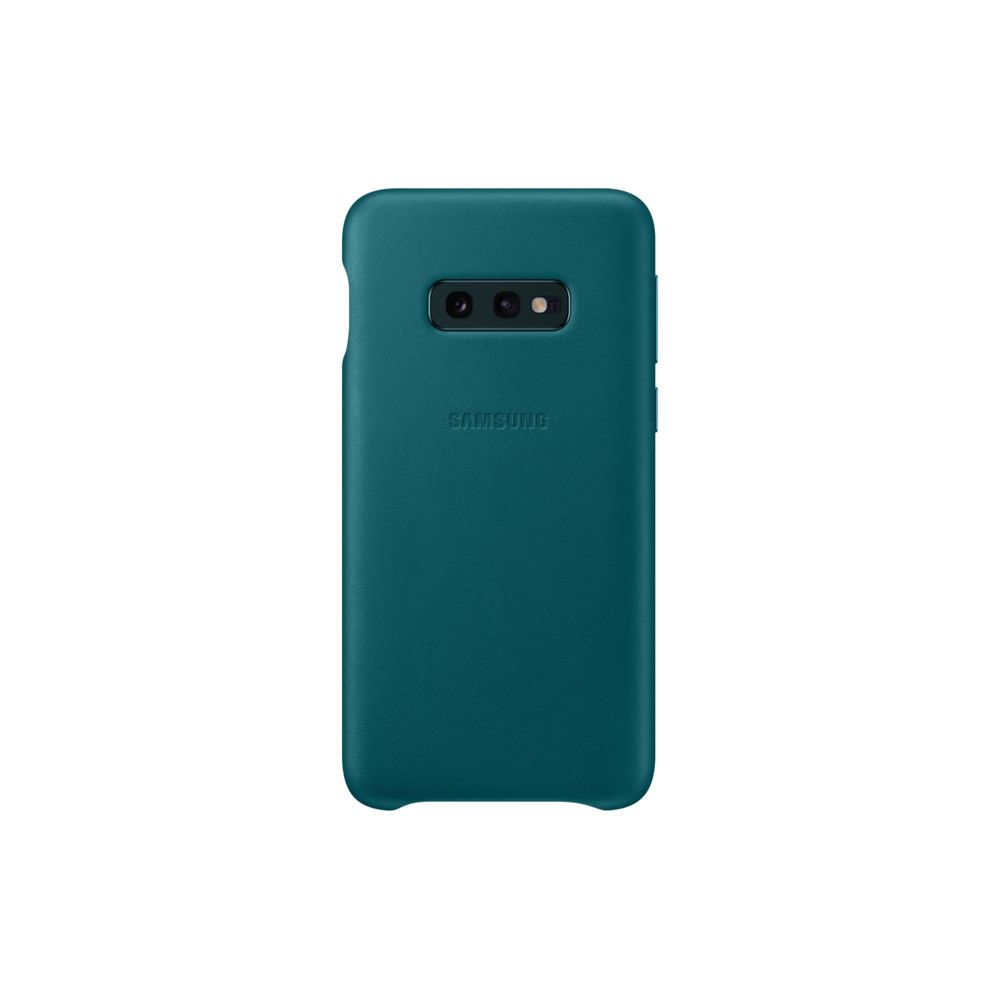 Samsung - Coque Cuir Galaxy S10e - Vert - Coque, étui smartphone