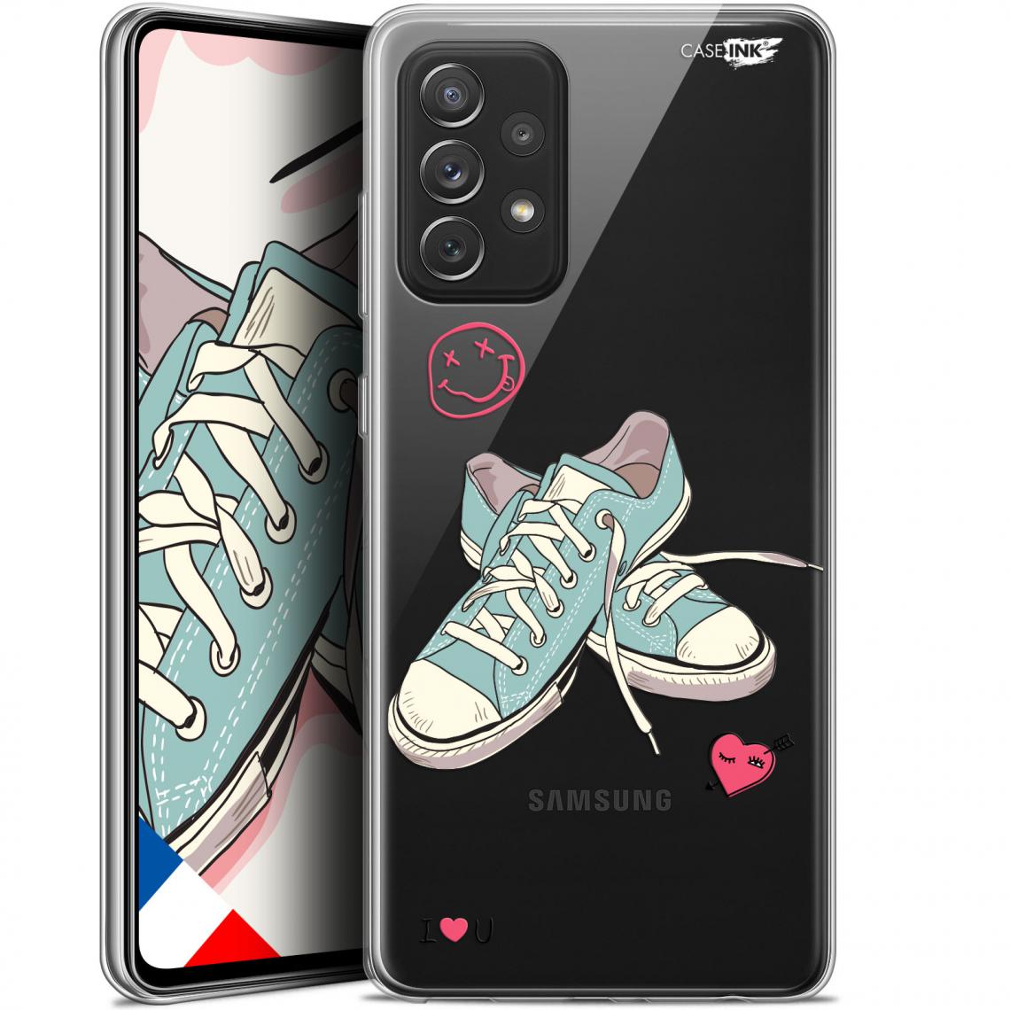 Caseink - Coque arrière Samsung Galaxy A72 4G/5G (6.7 ) Gel HD [ Nouvelle Collection - Souple - Antichoc - Imprimé en France] Mes Sneakers d'Amour - Coque, étui smartphone