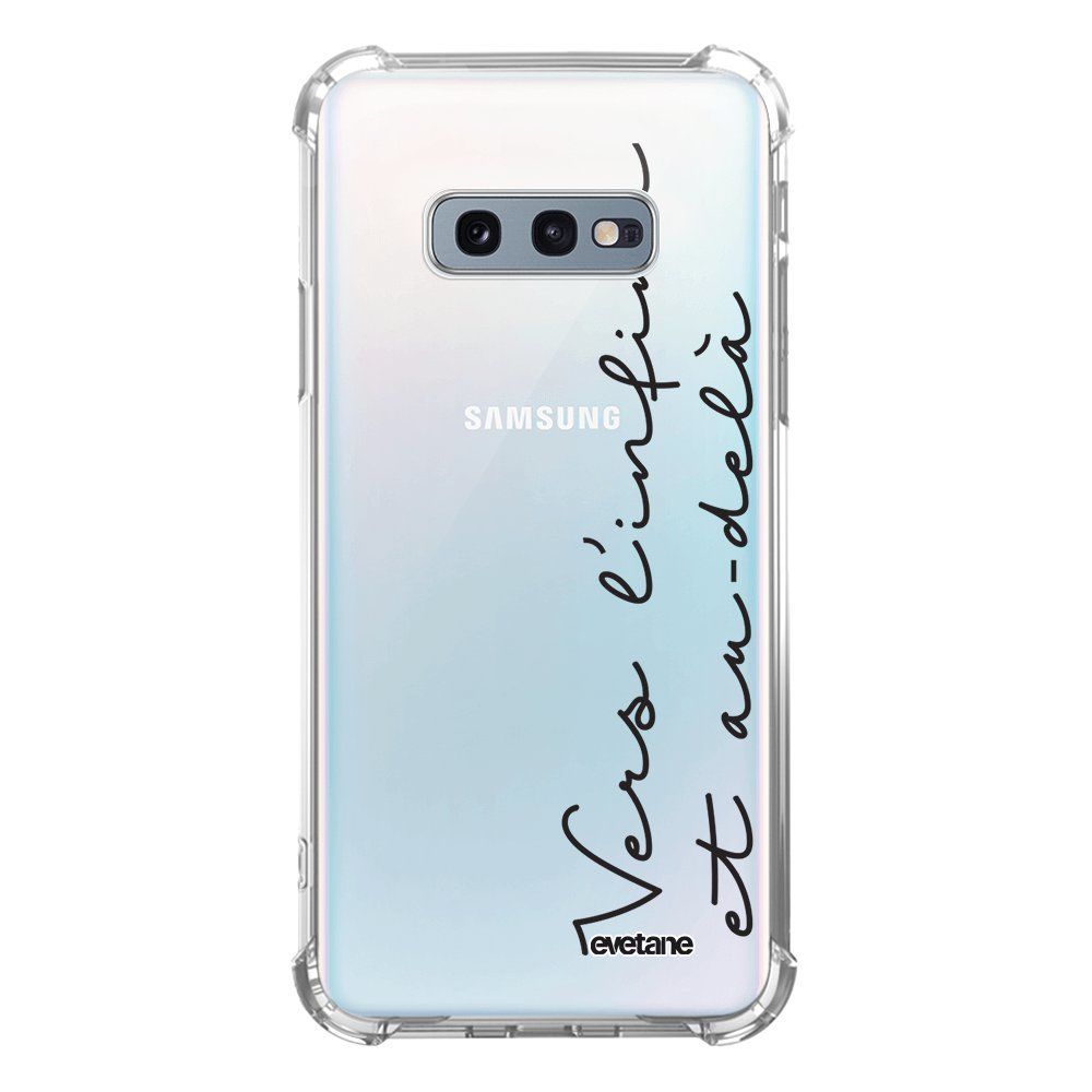 Evetane - Coque Samsung Galaxy S10e anti-choc souple avec angles renforcés transparente Vers l'infini et l'au delà Evetane - Coque, étui smartphone