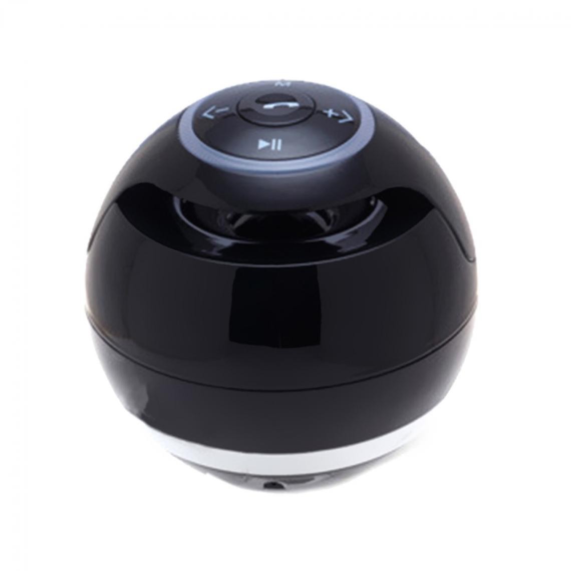 Universal - Bluetooth 4.0 haut-parleur couleur lumière LED haut-parleur sans fil haut-parleur portable subwoofer support carte TF microphone assisté radio FM | haut-parleur portable (noir) - Hauts-parleurs