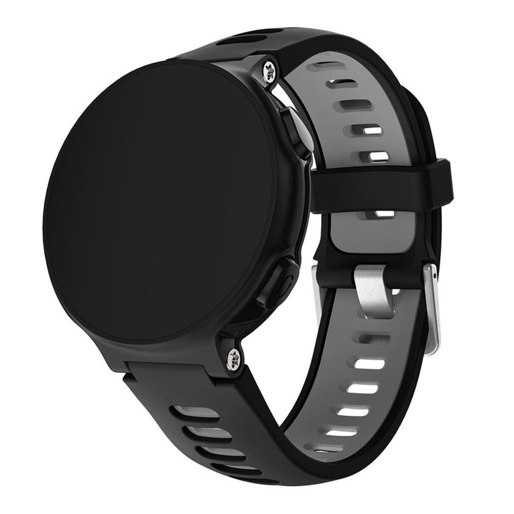 Wewoo - Bracelet pour montre connectée de en silicone Smartwatch Garmin Forerunner 735XT Gris - Bracelet connecté