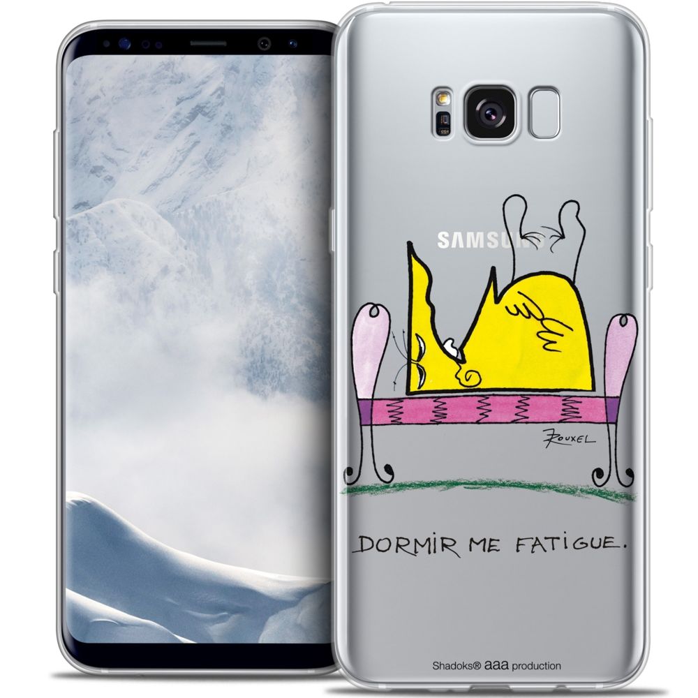 Caseink - Coque Housse Etui Samsung Galaxy S8 (G950) [Crystal Gel HD Collection Les Shadoks ? Design Dormir - Souple - Ultra Fin - Imprimé en France] - Coque, étui smartphone