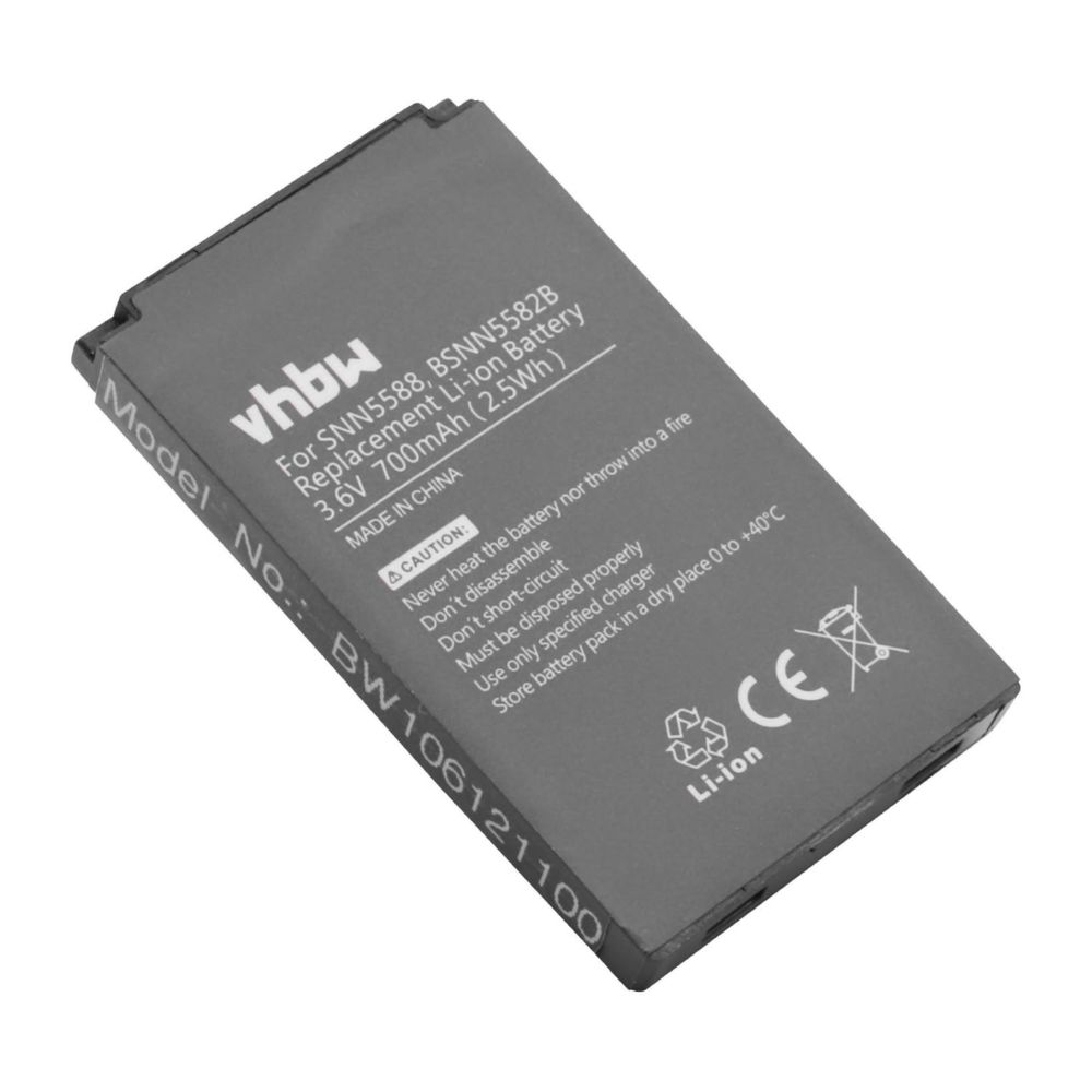 Vhbw - vhbw batterie remplace Motorola BSNN5582B, SNN5588 pour smartphone (700mAh, 3,7V, Li-Ion) - Batterie téléphone
