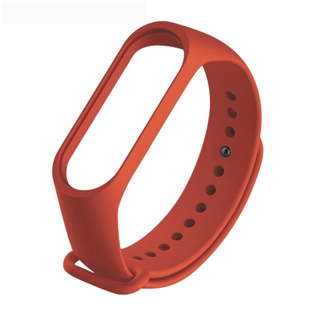Wewoo - Bracelet pour montre connectée Bracelets de remplacement en TPU souple Pure Color Xiaomi Mi Band 4hôte non inclus Orange - Bracelet connecté