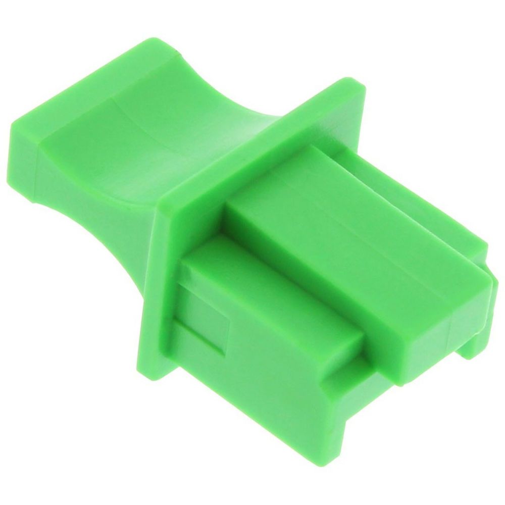 Inline - Protège-poussière, InLine®, pour RJ45 prise femelle, couleur: verde - Coque, étui smartphone