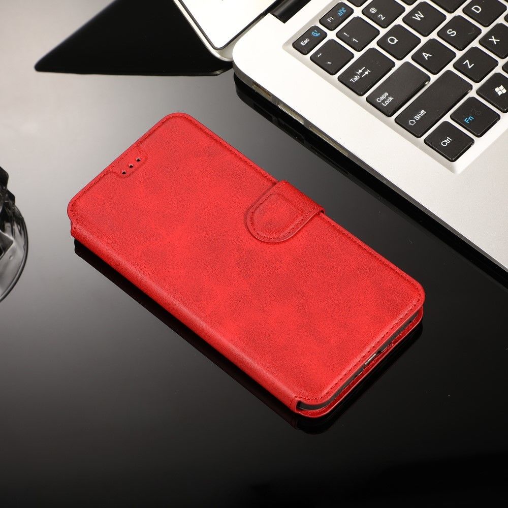 marque generique - Etui en PU + TPU style rouge avec support pour votre Apple iPhone XS Max - Coque, étui smartphone