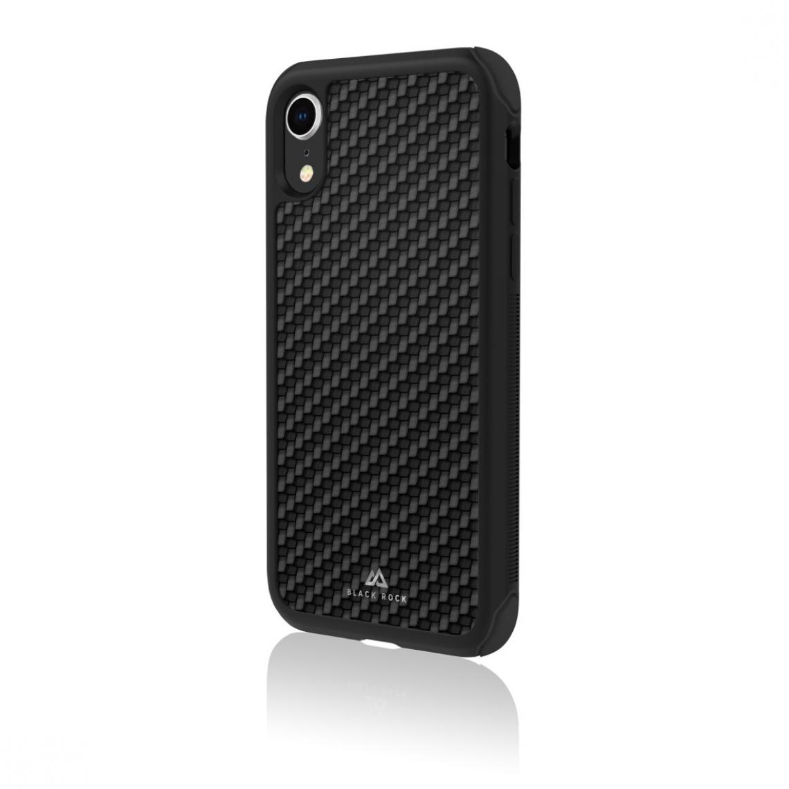 Black Rock - Coque "Robust Real Carbon" pour iPhone Xr d'Apple, Noir - Coque, étui smartphone