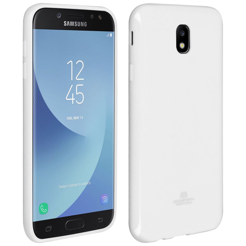 Mercury - Coque Galaxy J5 2017 Protection Silicone Gel Souple Blanc Glossy - Coque, étui smartphone
