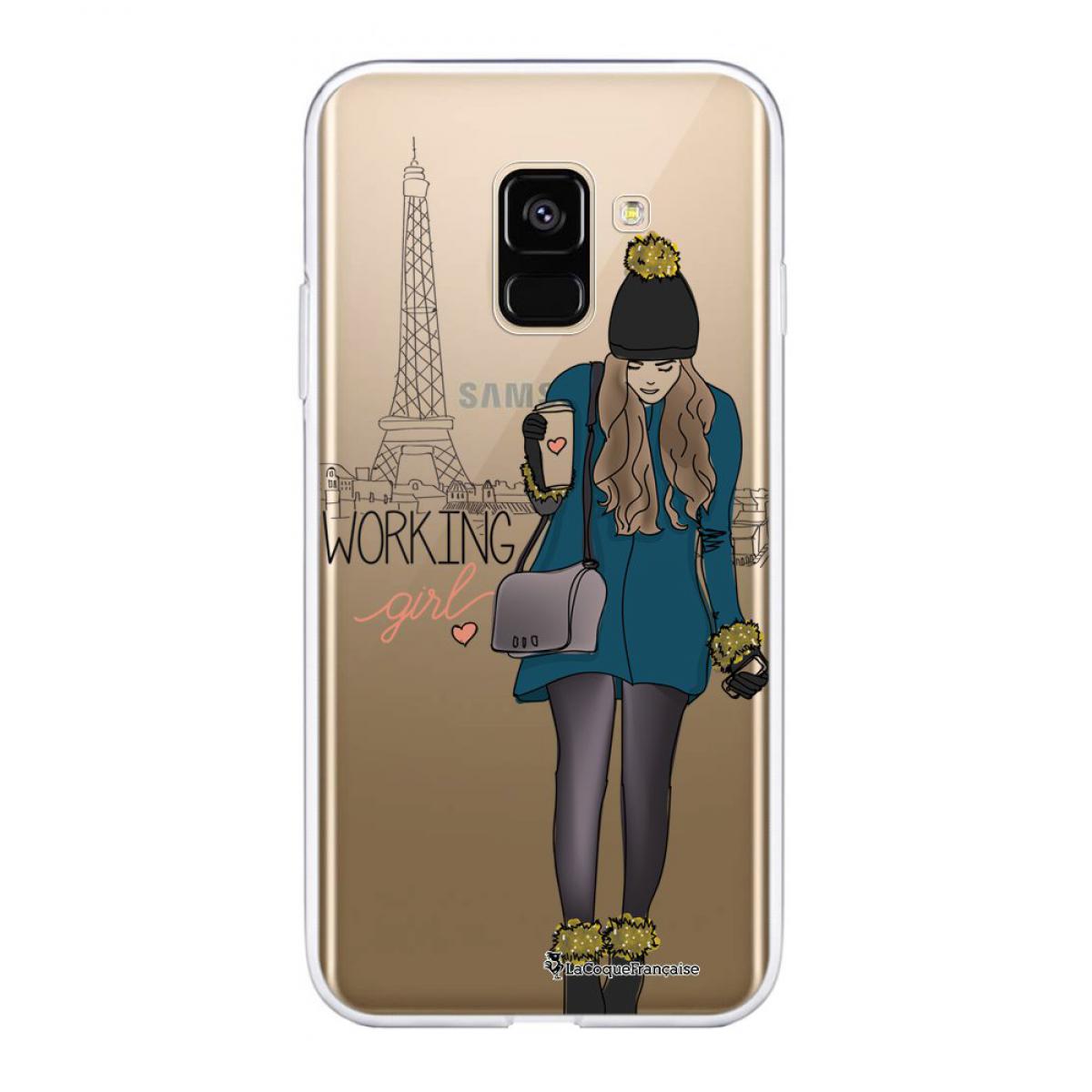 La Coque Francaise - Coque Samsung Galaxy A8 2018 souple Working girl Motif Ecriture Tendance La Coque Francaise - Coque, étui smartphone