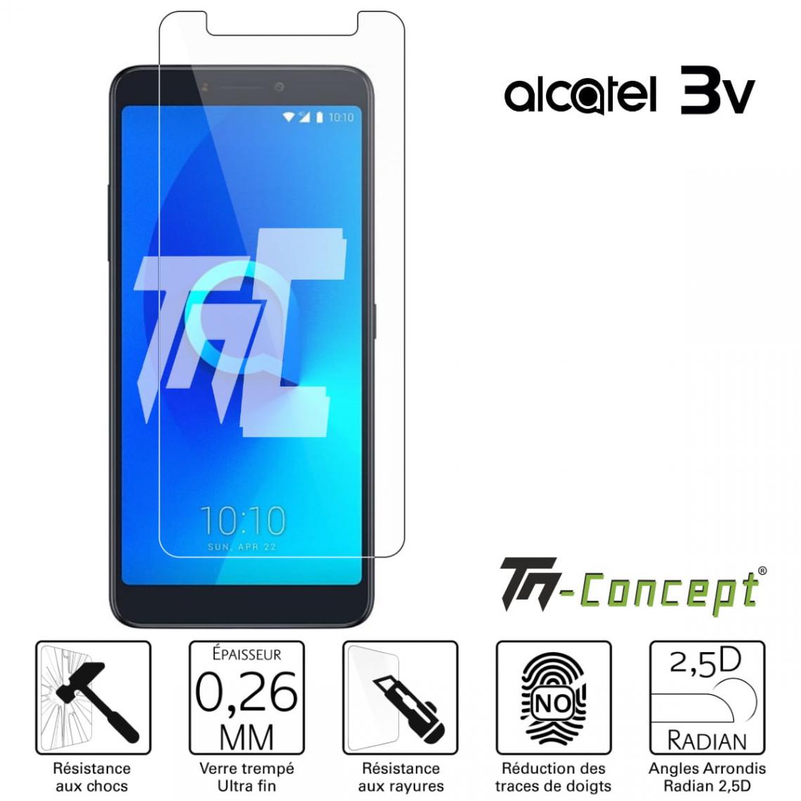 Tm Concept - Verre trempé - Alcatel 3V - TM Concept® - Protection écran smartphone