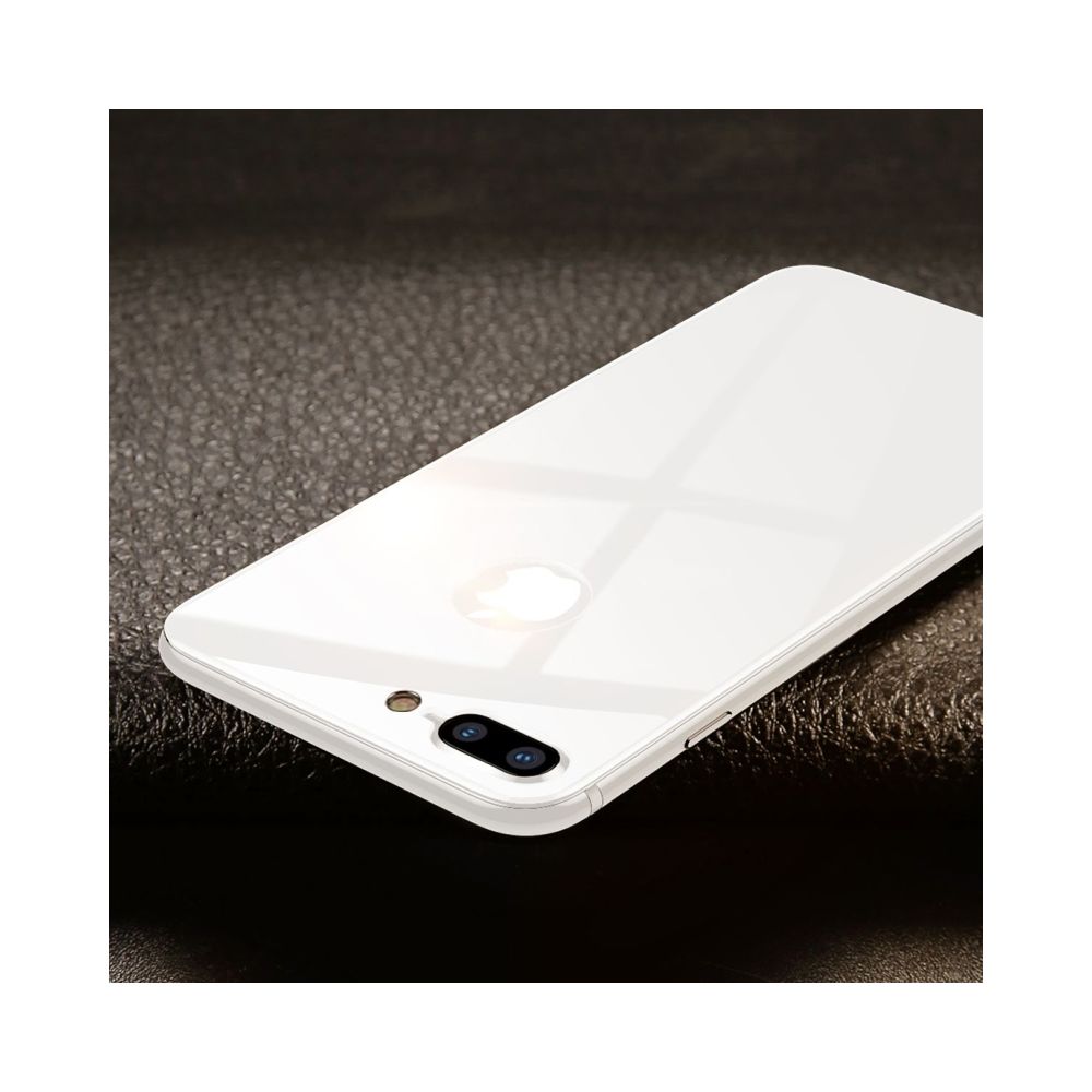 Wewoo - Verre trempé argent pour iPhone 8 Plus 4D Arc Edge protecteur film de retour de l'écran - Protection écran smartphone