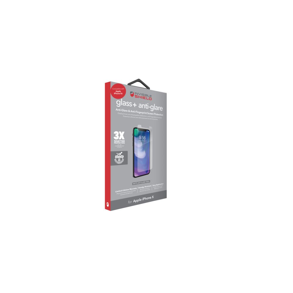 Zagg - InvisibleShield Glass+ Anti Glare iPhone XR Film de protection anti-reflets 1pièce(s) - Protection écran smartphone