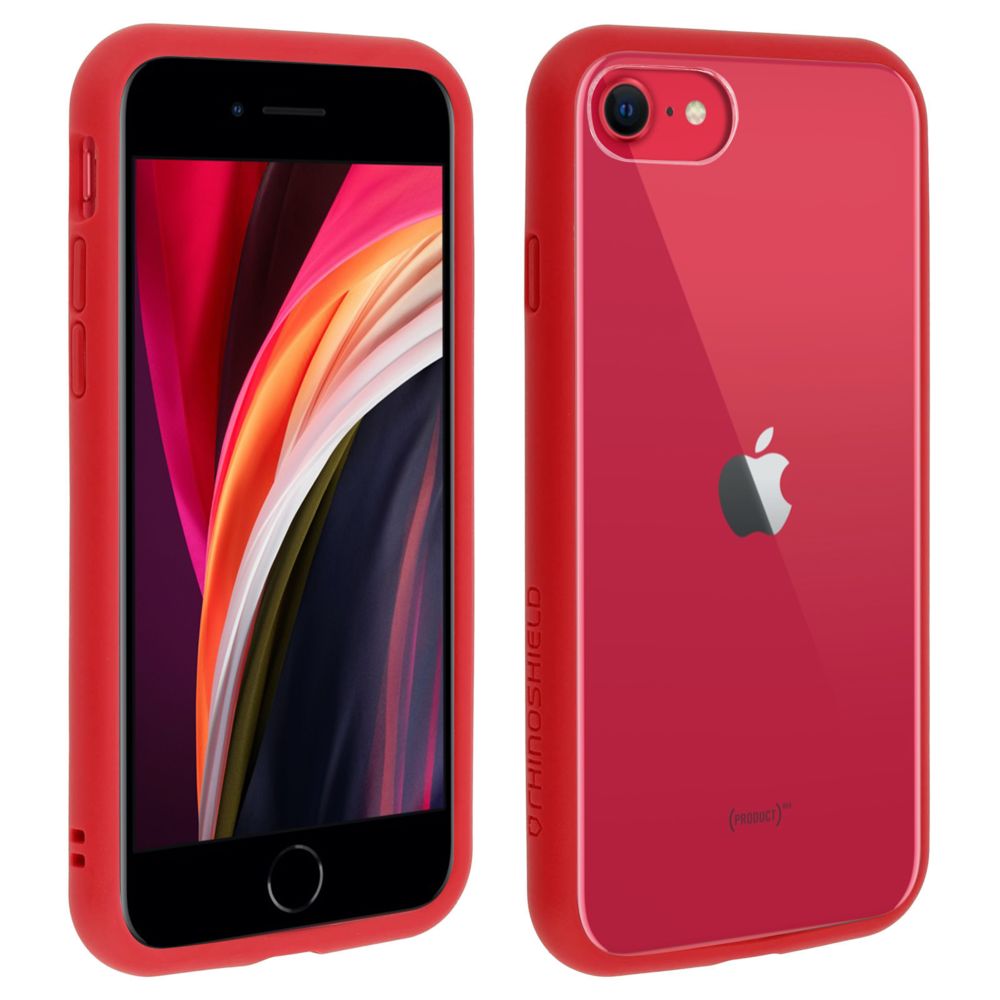 Rhinoshield - Coque iPhone 7/8/SE 2020 Modulable + Façade arrière Mod NX Rhinoshield Rouge - Coque, étui smartphone