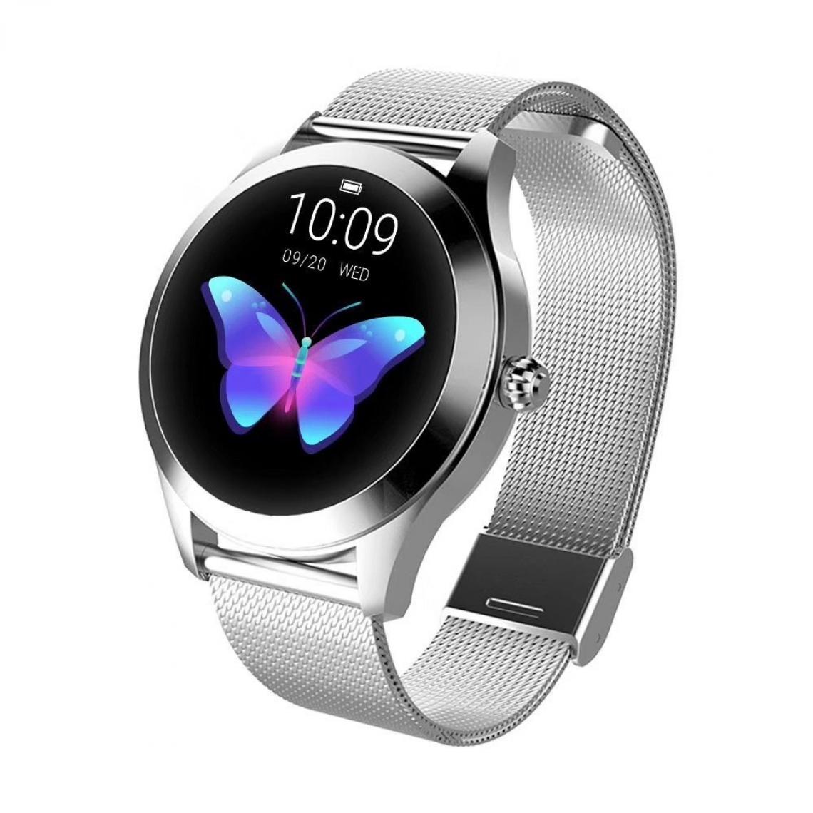 Chronotech Montres - Chronus Smart Watch Men Women with Heart Rate, Connected Bracelet, Pedometer(silver) - Montre connectée