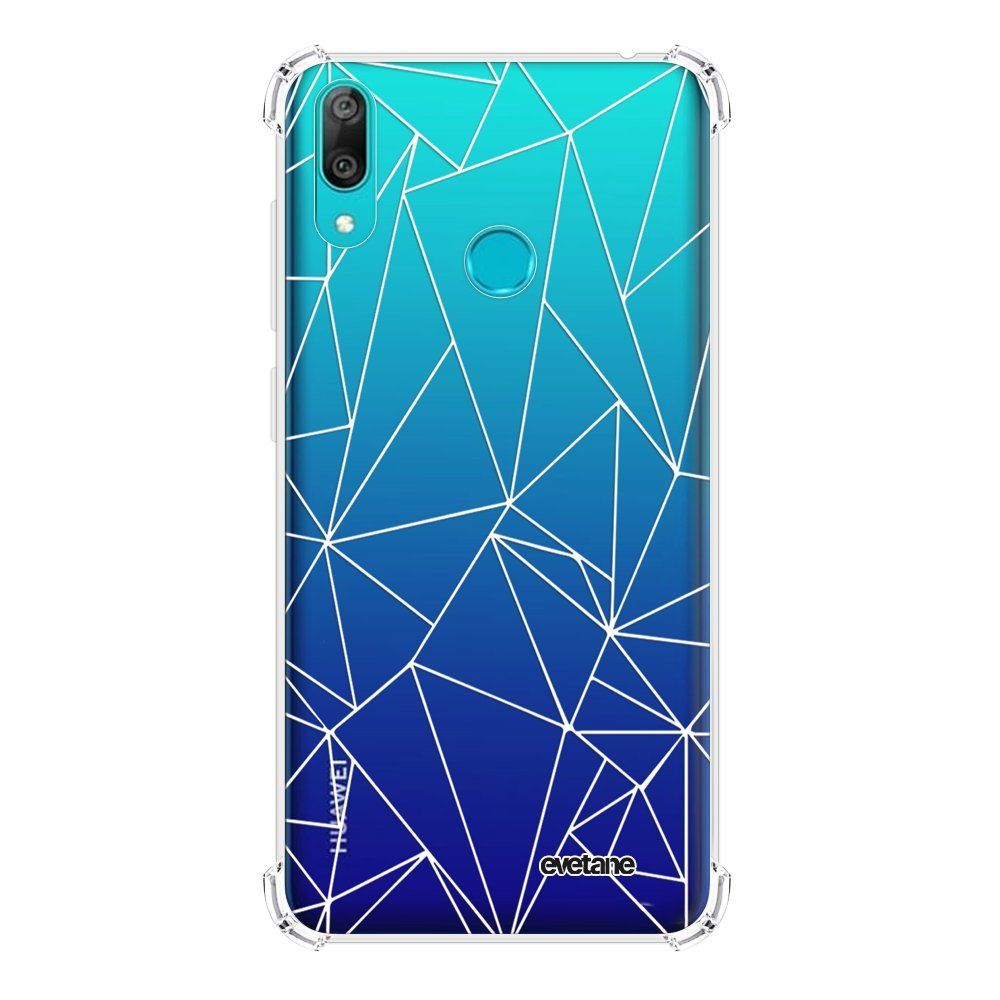 Evetane - Coque Huawei Y7 2019 anti-choc souple avec angles renforcés transparente Outline Evetane - Coque, étui smartphone