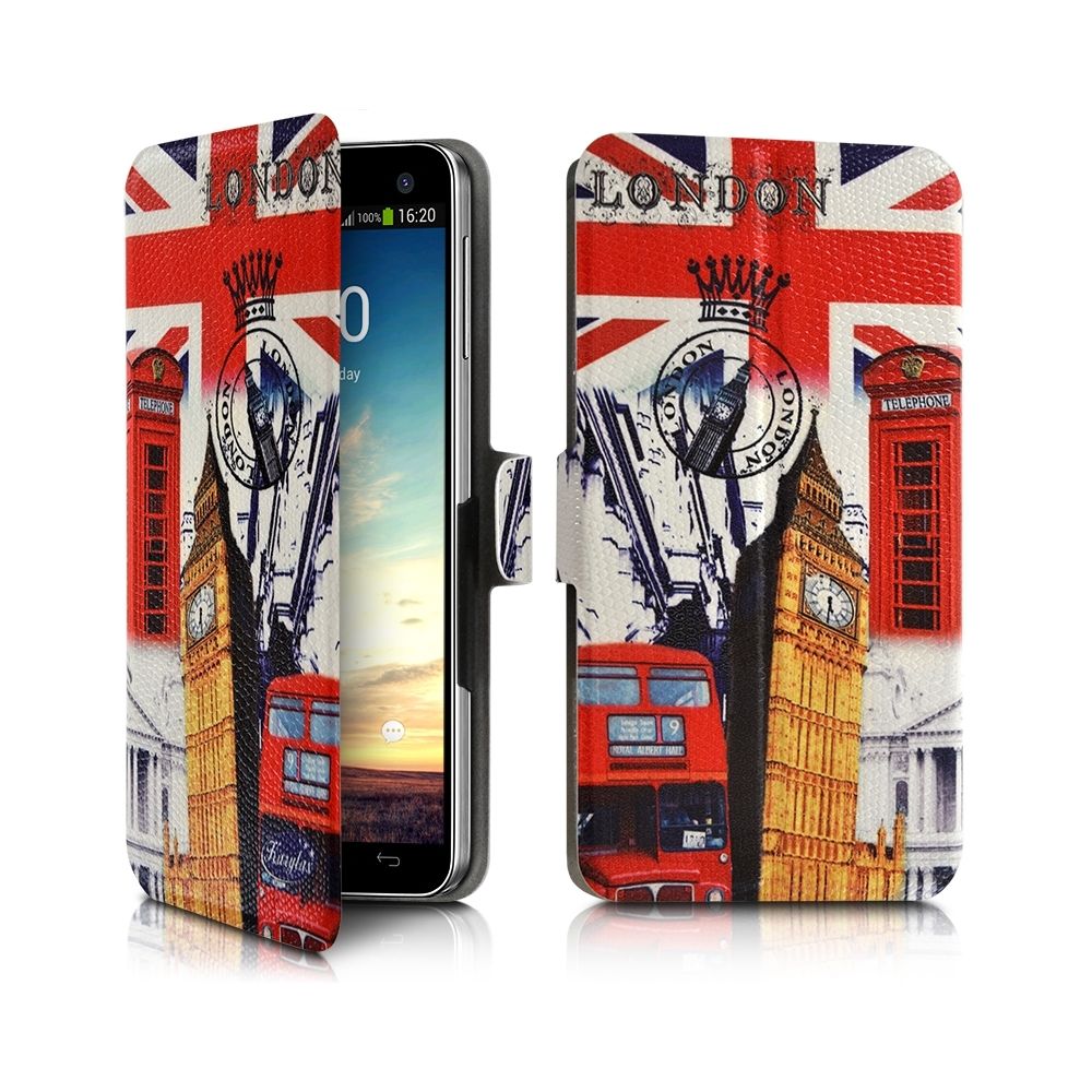 Karylax - Housse Etui Porte-Carte Support Universel L Motif ZA03 pour HTC Desire 825 - Autres accessoires smartphone
