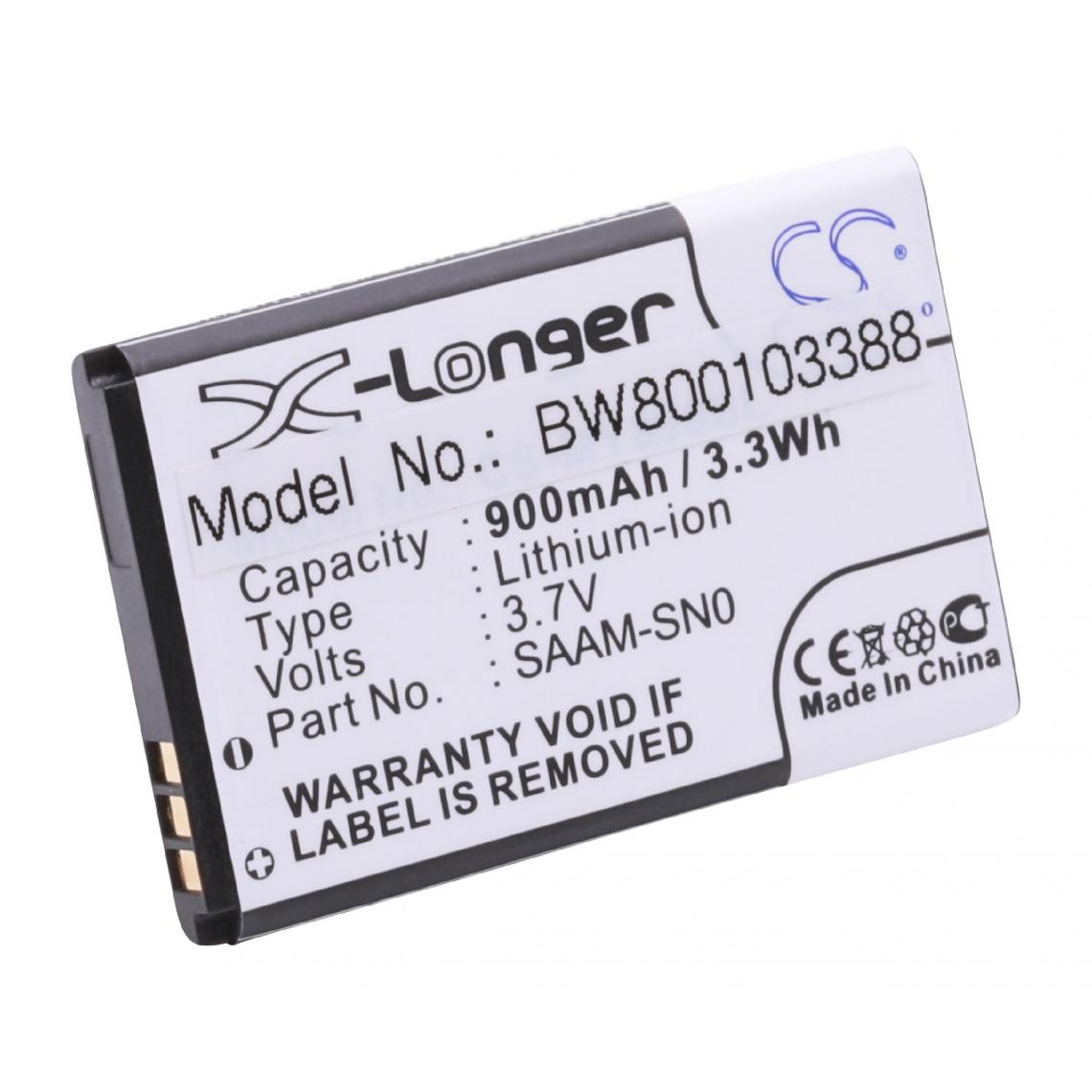 Vhbw - Batterie LI-ION 900mAh pour ALCATEL One Touch OT-860, OT-890, OT-890D remplace 189950240, SAAM-SN0, SAAM-SN1 - Batterie téléphone