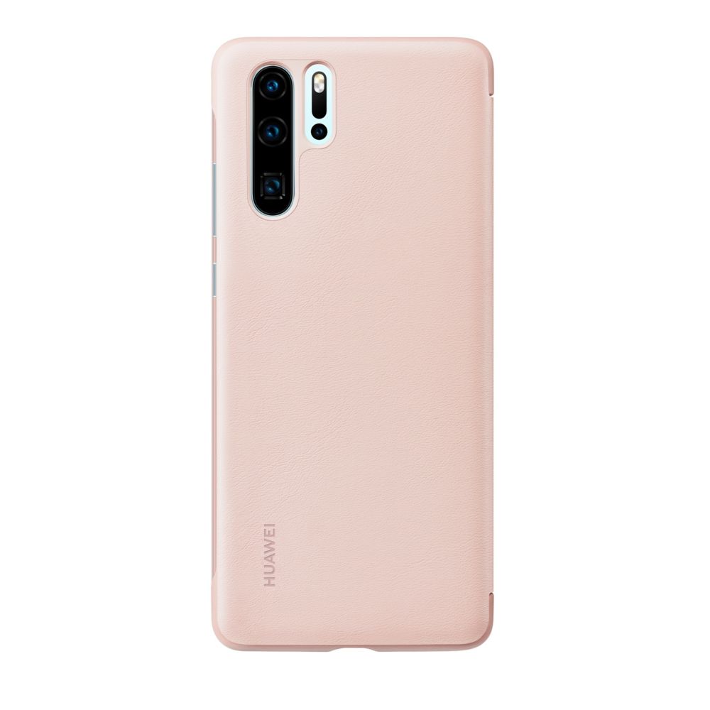 Huawei - Etui Folio P30 Pro - Rose - Coque, étui smartphone