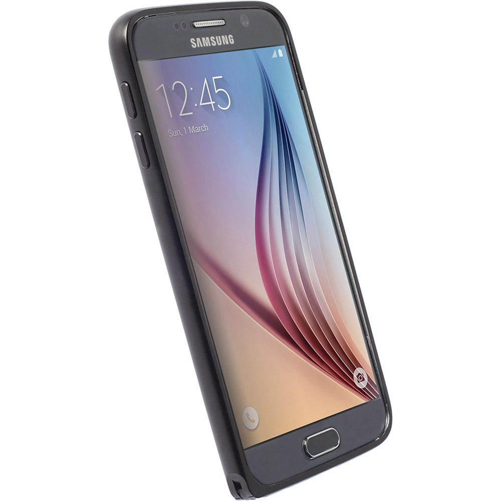 Krussel - Protection bumper aluminium krusell pour Galaxy S6 coloris noir - Coque, étui smartphone