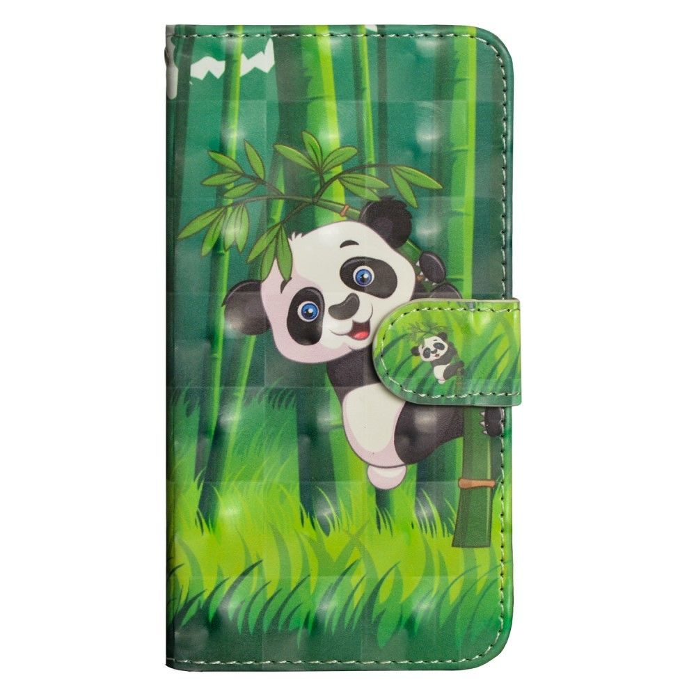 marque generique - Etui en PU décoration spot lumineux panda pour votre OnePlus 6 - Autres accessoires smartphone