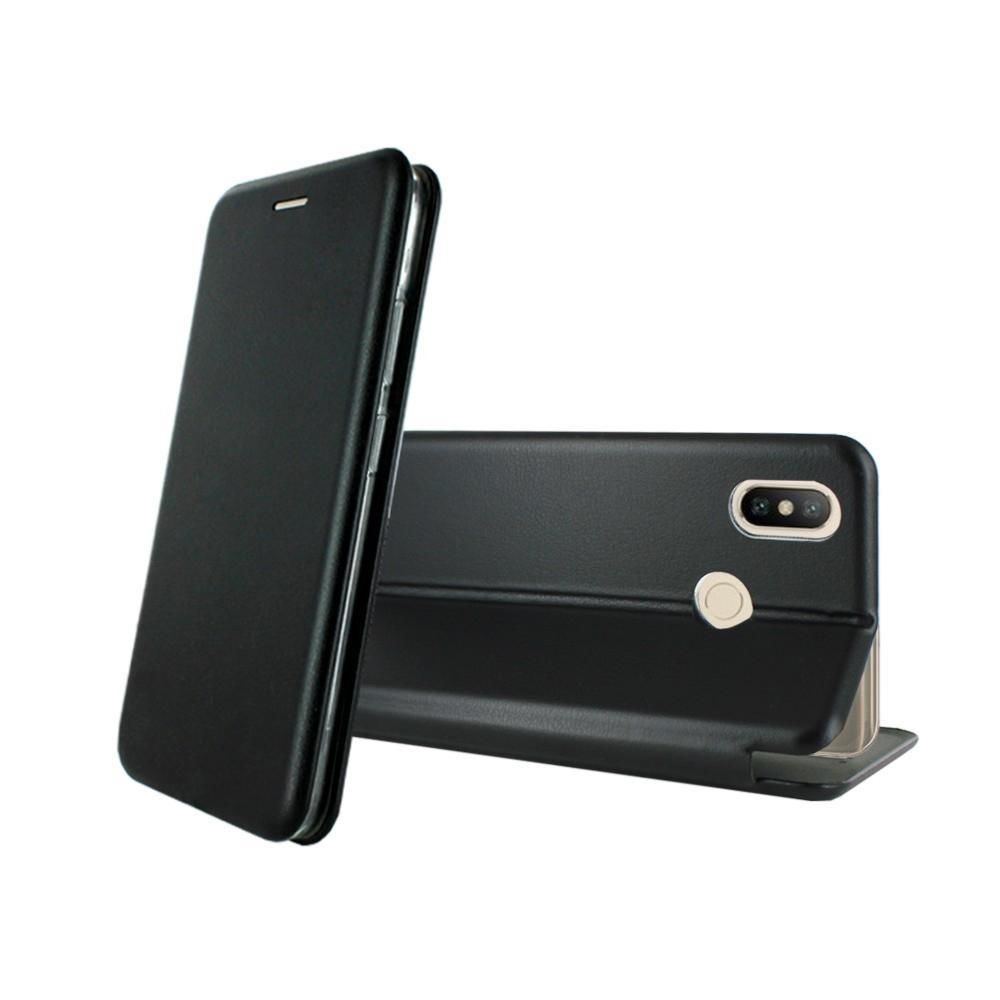 Inexstart - Etui Luxe Rabattable Noir Simili Cuir Avec Support pour Xiaomi Mi A2 - Autres accessoires smartphone