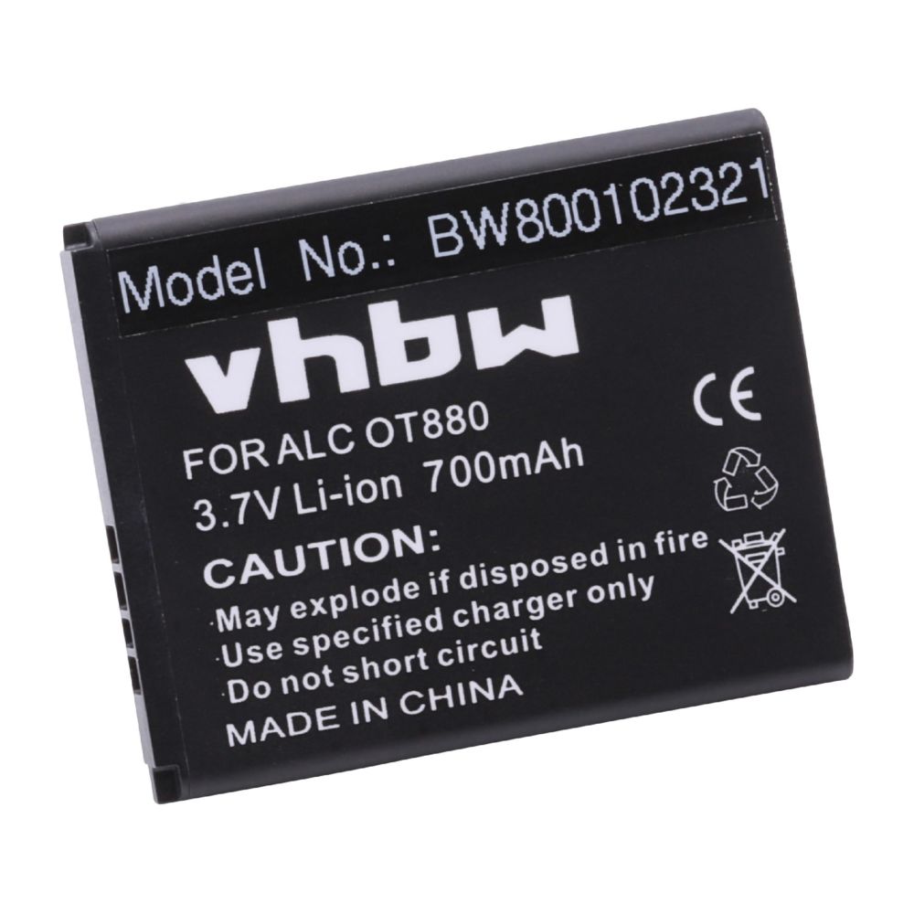 Vhbw - vhbw batterie compatible avec Vodafone VF354 smartphone (700mAh, 3.7V, Li-Ion) - Batterie téléphone