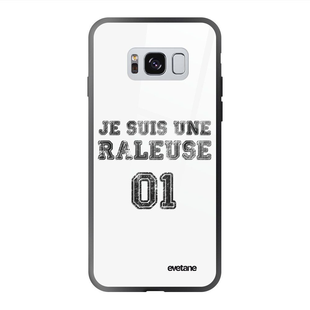Evetane - Coque en verre trempé Samsung Galaxy S8 Râleuse Ecriture Tendance et Design Evetane. - Coque, étui smartphone