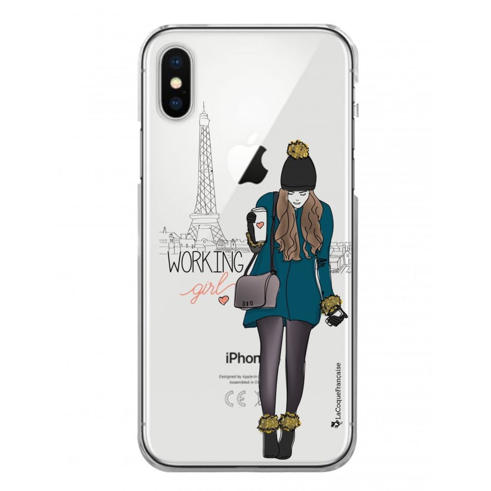 La Coque Francaise - Coque iPhone X/Xs rigide transparente Working girl Ecriture Tendance et Design La Coque Francaise. - Coque, étui smartphone