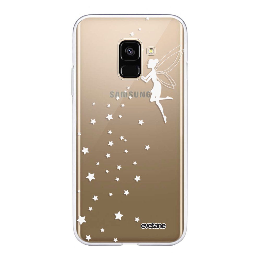 Evetane - Coque Samsung Galaxy A8 2018 360 intégrale Fée Blanche Ecriture Tendance Design Evetane. - Coque, étui smartphone
