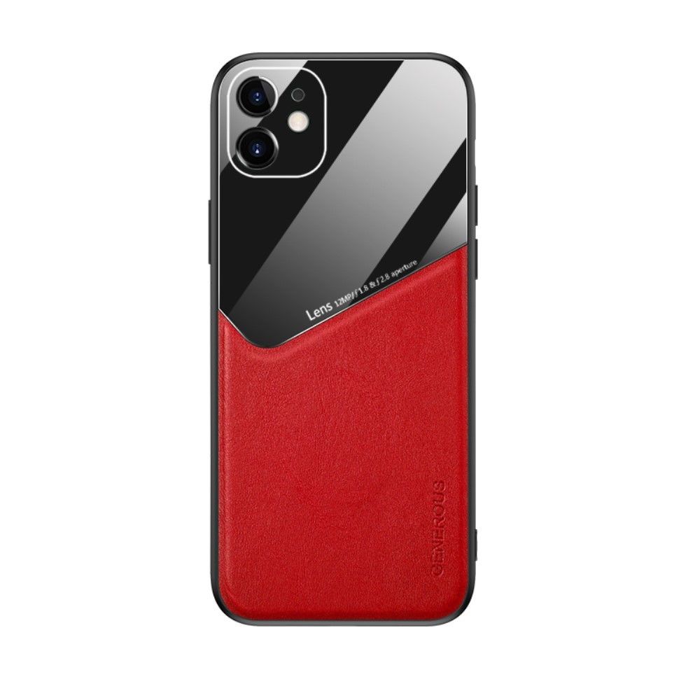 Generic - Coque en TPU combo verre enduit rouge pour votre Apple iPhone 11 6.1 pouces - Coque, étui smartphone