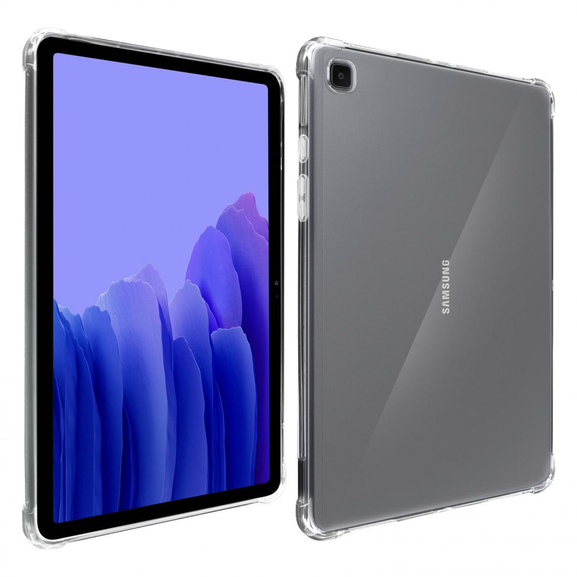Akashi - Coque Galaxy Tab A7 10.4 2020 Silicone Flexible Antichocs Akashi Transparent - Coque, étui smartphone