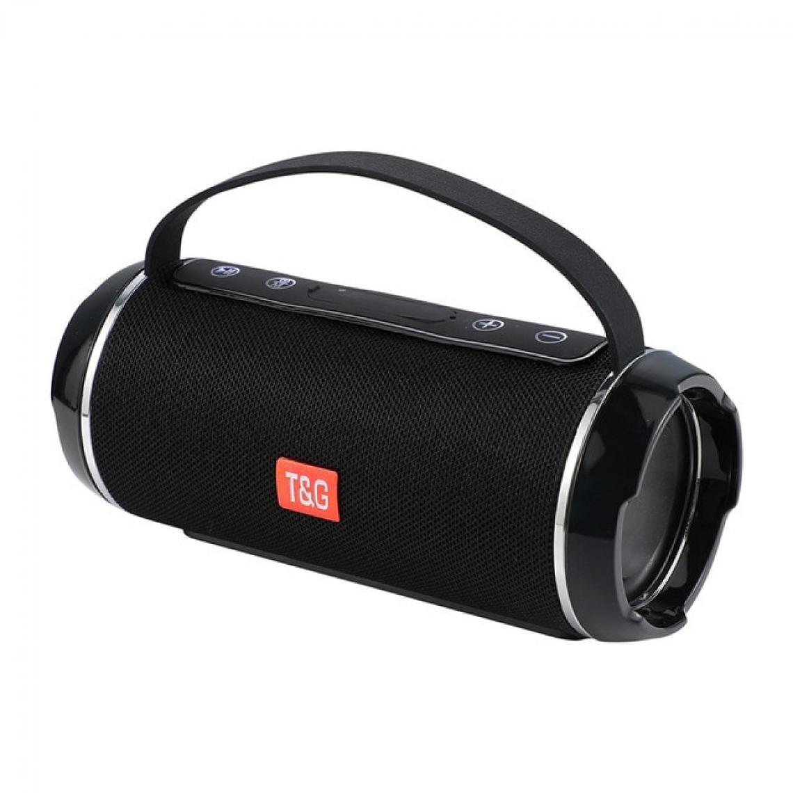 haut-parleur stéréo subwoofer AUX TF pour voyage camping à la plage Sonkir Enceinte Bluetooth 5.0 sans fil avec lumières LED basses profondes Noir 