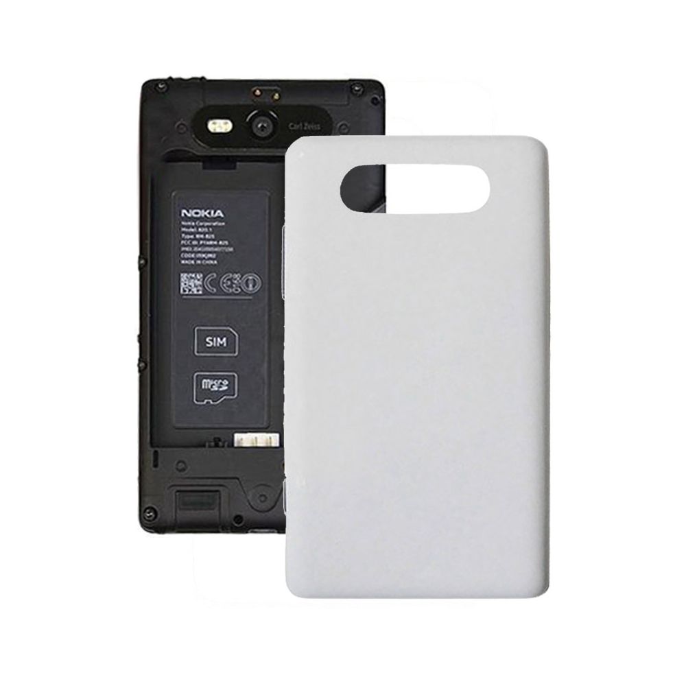 Wewoo - Coque arrière blanc pour Nokia Lumia 820 pièce détachée Couvercle arrière de la batterie de logement + bouton latéral - Autres accessoires smartphone