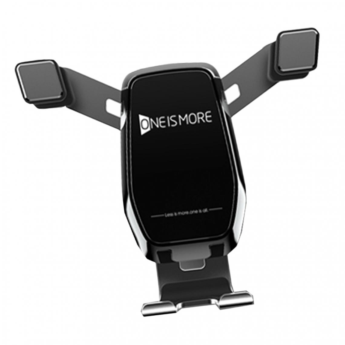 marque generique - Support de téléphone de voiture de gravité support d'aération pour iPhone XS Samsung noir - Support téléphone pour voiture