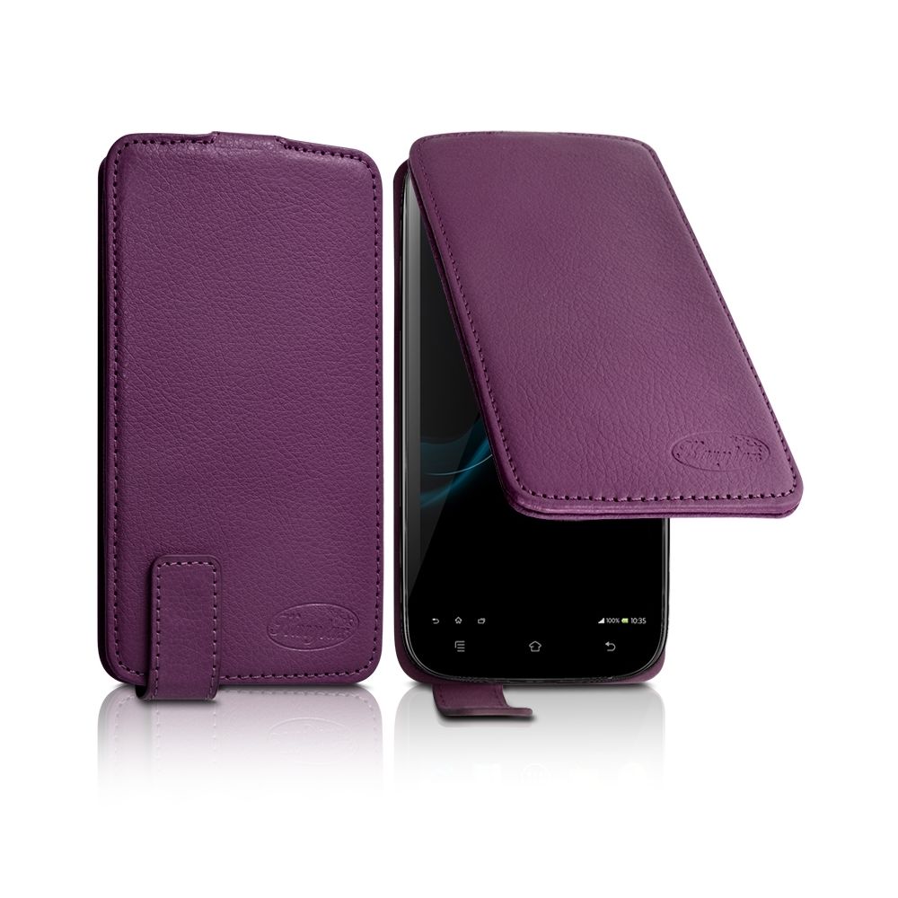 Karylax - Housse Etui Clapet Couleur Violet Universel M pour HaierPhone W860 - Autres accessoires smartphone