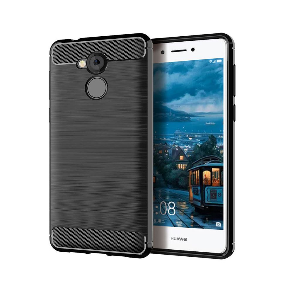 marque generique - Etui Coque de protection durable souple pour Huawei P9 Lite Smart - Noir - Autres accessoires smartphone