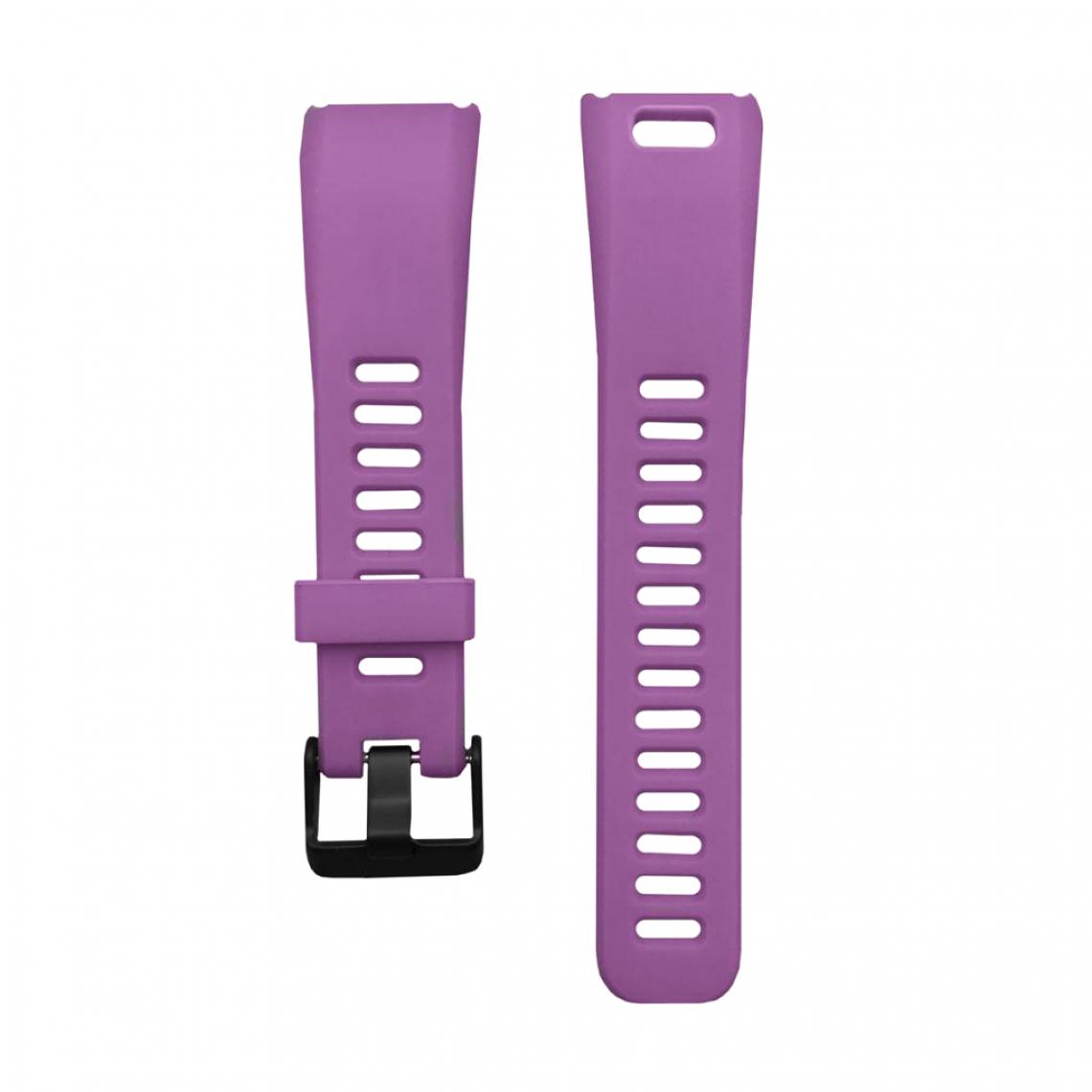 marque generique - nouveau bracelet de bande de remplacement pour garmin vivosmart hr montre de fitness violet - Accessoires montres connectées