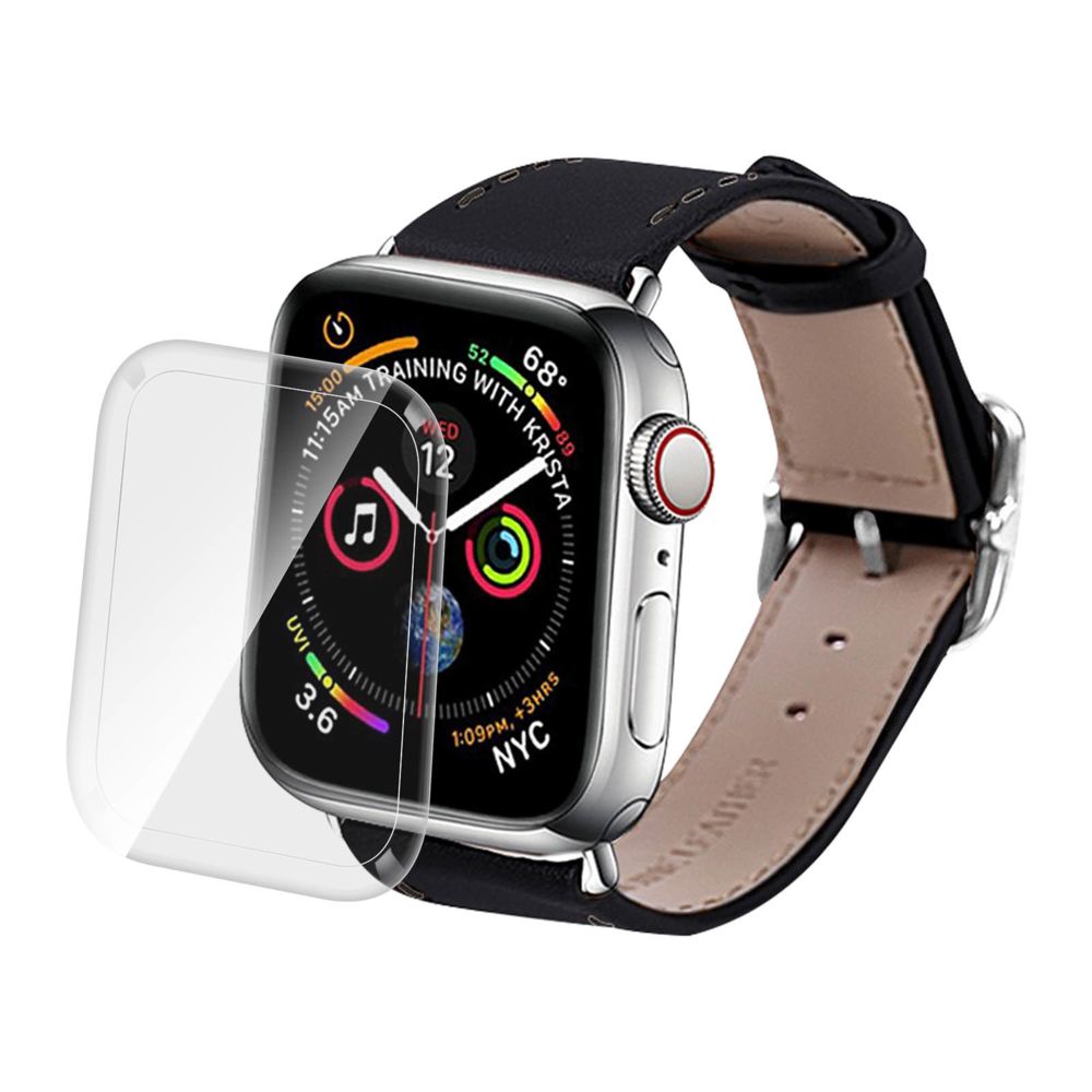 Avizar - Film Apple Watch 40mm Protection Écran Verre Trempé 9H Incurvé 3D - Transparent - Accessoires Apple Watch