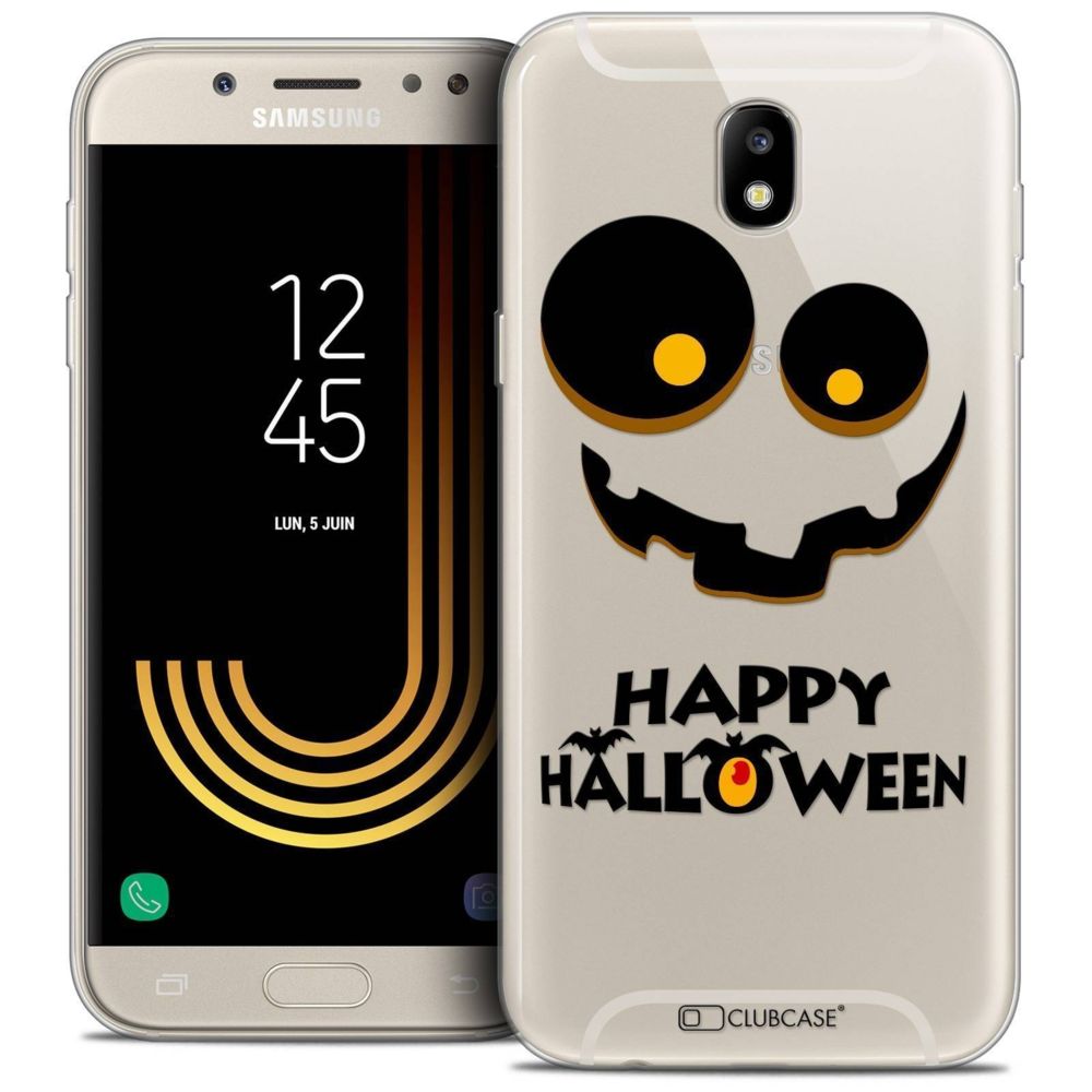 Caseink - Coque Housse Etui Samsung Galaxy J5 2017 J530 (5.2 ) [Crystal Gel HD Collection Halloween Design Happy - Souple - Ultra Fin - Imprimé en France] - Coque, étui smartphone