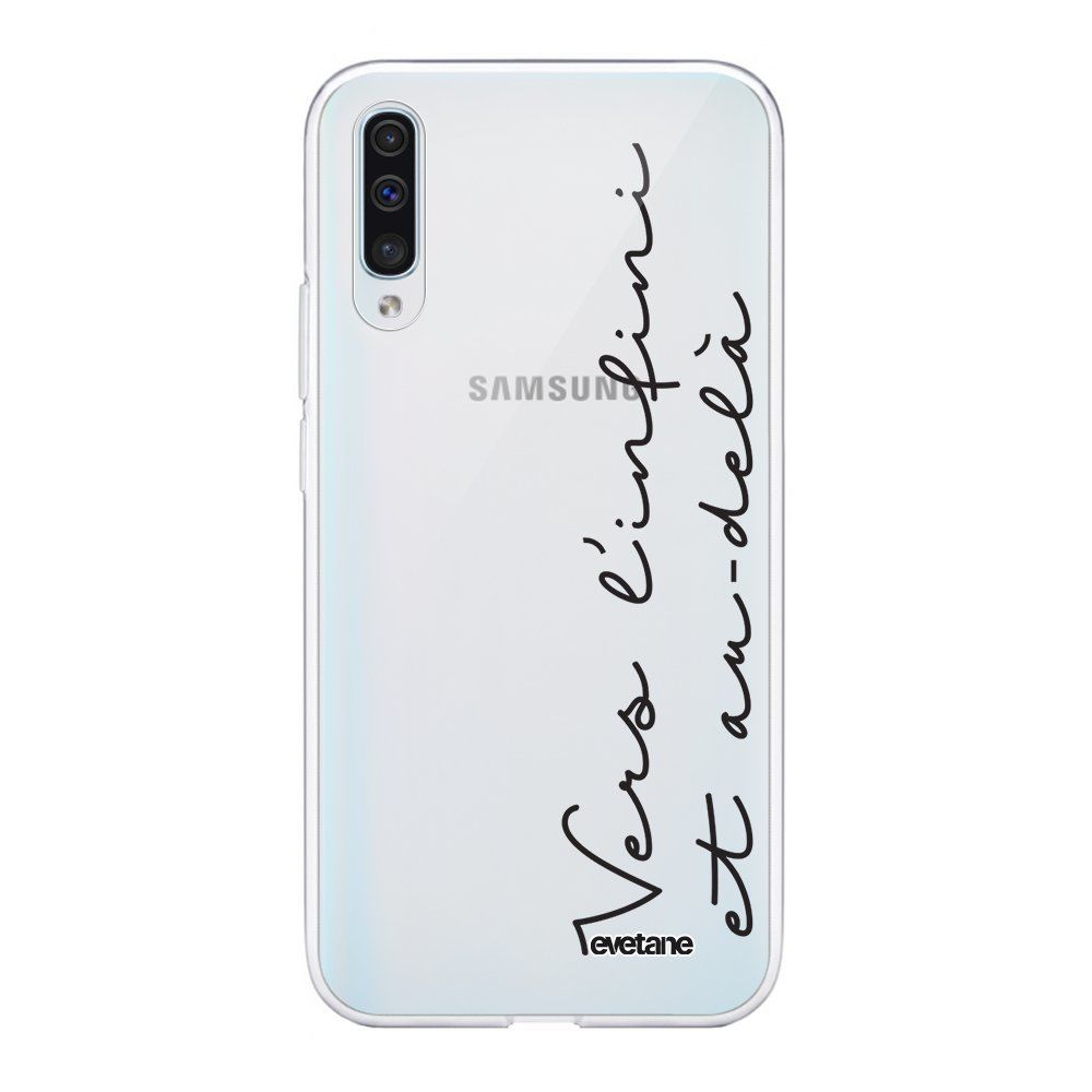 Evetane - Coque Samsung Galaxy A70 360 intégrale transparente Vers l'infini et l'au delà Ecriture Tendance Design Evetane. - Coque, étui smartphone