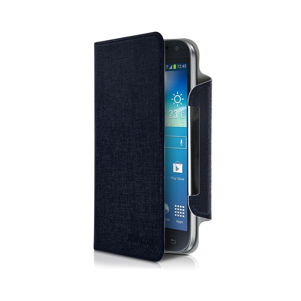 Karylax - Housse Etui à Rabat Universel XL Couleur Bleu pour smartphone Samsung Galaxy Note 5 - Autres accessoires smartphone