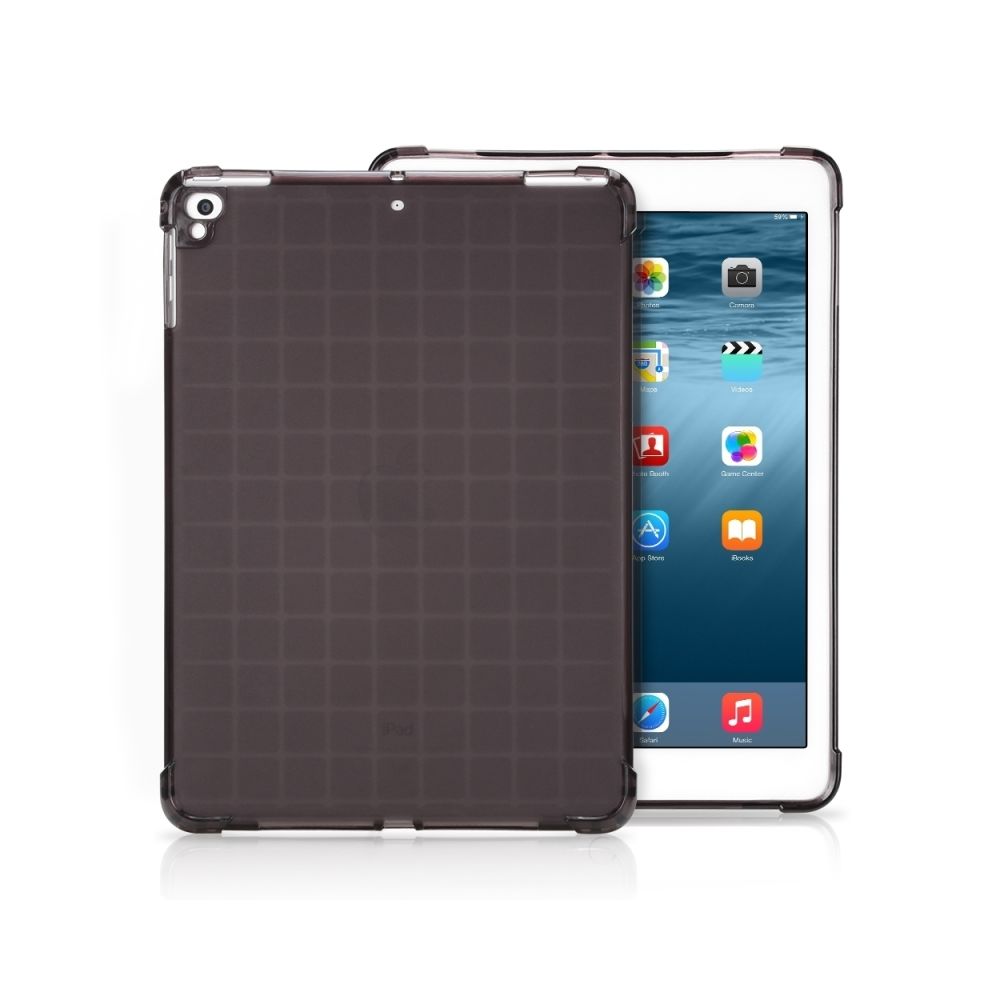 Wewoo - Coque Étui de protection souple antichoc en TPU transparent à bords pleins et épais pour iPad 9.7 (2018) / 9.7 (2017) / air / air2 (Noir) - Coque, étui smartphone