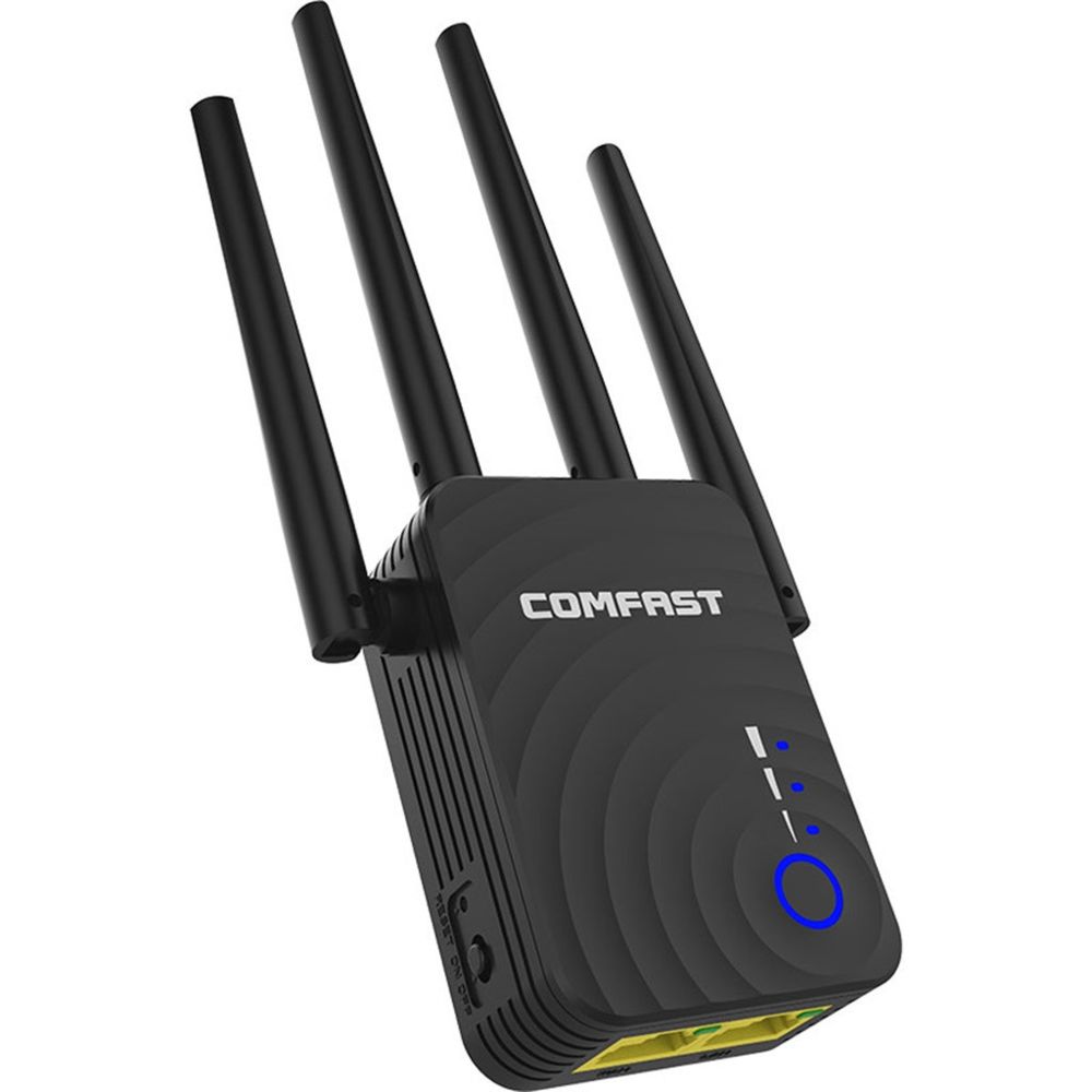 Generic - COMFAST Dual Band 1200Mbps WiFi Répéteur Wireless Range Extender Booster Network - blanc - Accessoires de motorisation