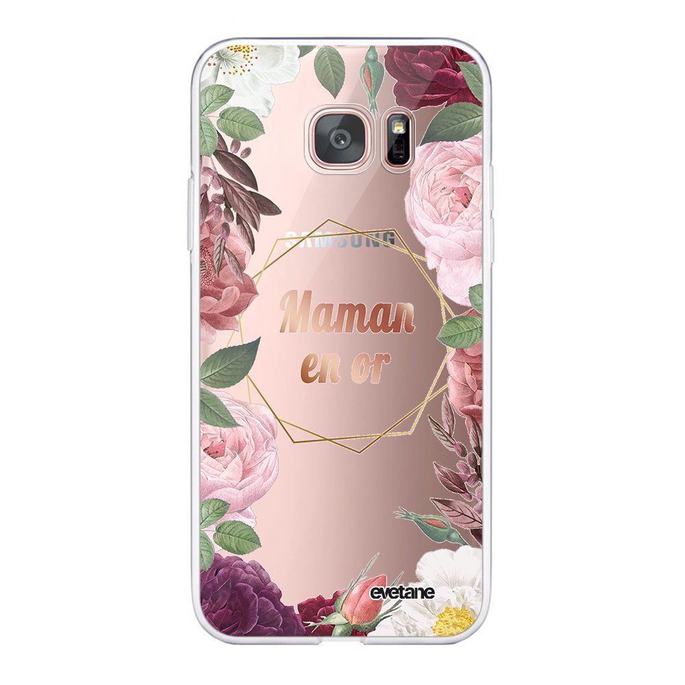 Evetane - Coque Samsung Galaxy S7 Edge 360 intégrale transparente Coeur Maman D'amour Ecriture Tendance Design Evetane. - Coque, étui smartphone