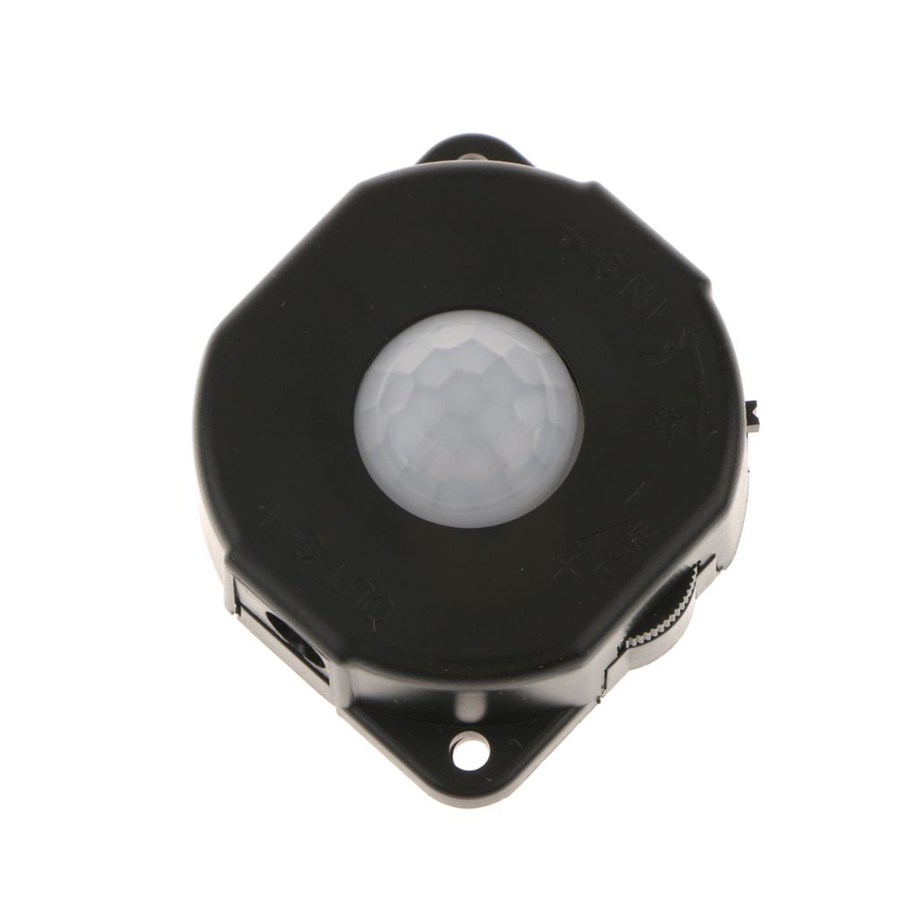 marque generique - Commutateur de capteur de mouvement PIR infrarouge DC12V / 24V pour lampe à LED Lampe 6A noir - Capteur de plante connecté