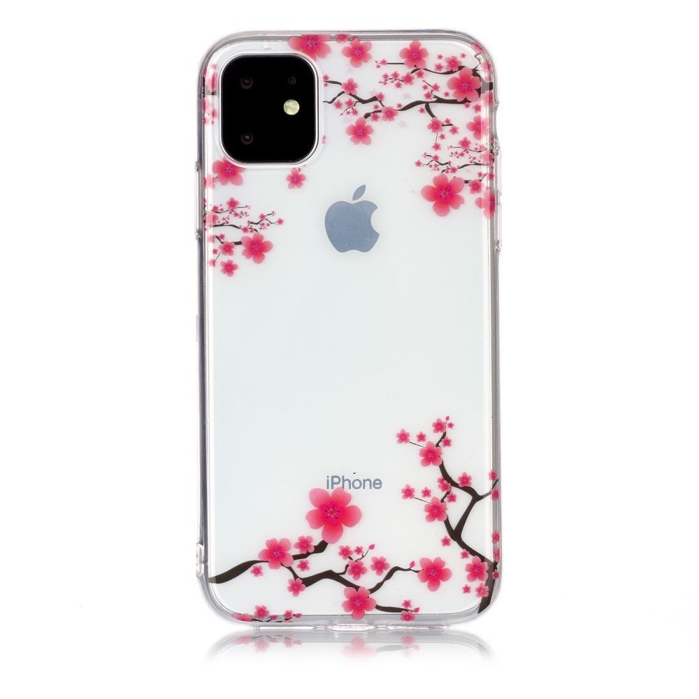 marque generique - Coque en TPU impression de motifs souple fleurs roses pour votre Apple iPhone XR (2019) 6.1 pouces - Coque, étui smartphone