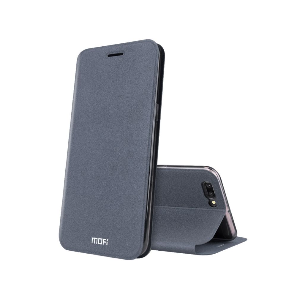 Wewoo - Coque gris OPPO R11 Plus Texture givrée horizontale étui en cuir avec support - Coque, étui smartphone